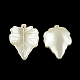 Leaf ABS Plastic Imitation Pearl Pendants OACR-R016-42-1