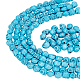 Arricraft 10 filo di perline con teschio blu cielo G-AR0004-84-1