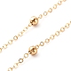 Brass Satellite Chain Necklaces NJEW-JN03559-02-4
