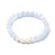 Round Imitation Gemstone & Plating Beads Stretch Bracelet Sets BJEW-JB06409-03-6