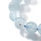 Природные Аквамарин бисер нитей G-N0319-D-01-3