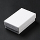Boîtes-cadeaux de collier de papier de texture X-OBOX-G016-C04-A-3