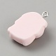 Подвески из непрозрачной смолы в виде свинки RESI-CJC0020-27G-2