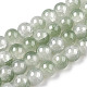 Crackle Baking Painted Imitation Jade Glass Beads Strands DGLA-T003-10mm-06-1