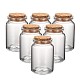 Bouteilles de verre bocal en verre perlent conteneurs AJEW-S074-03B-1