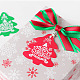 クリスマスハングタグシート  クリスマスハンギングギフトラベル  クリスマスパーティーのベーキングギフト  混合図形  レッド  23.5x12cm  8pcs /シート DIY-I028-02-4