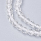 Chapelets de perles en cristal de quartz naturel X-G-D166-B-3mm-1