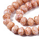 Cuisson opaque de perles de verre peintes EGLA-N006-009B-A15-2