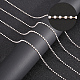 Beebeecraft DIY Imitation Pearl Beaded Chain Bracelet Necklace Making Kit CHC-BBC0001-07-4