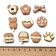 Undurchsichtige Schokoladen-Cabochons aus Kunstharz&nbsp;RE-CBADCDD-01-2