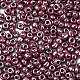 6/0 Opaque Colors Lustered Round Glass Seed Beads X-SEED-A012-4mm-126-3