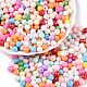 Непрозрачная выпечка окрашены стеклянные бусины X1-DGLA-T004-02B-3