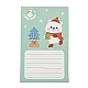 Рождественская бумажная поздравительная открытка X1-DIY-B080-04-3