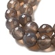 Perles en agate grise naturelle G-A046-1-4