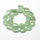 Natural Green Aventurine Drop Bead Strands G-L405-03-2