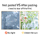Pegatinas adhesivas de película de ventana teñida con láser de color de pvc a prueba de agua DIY-WH0256-096-8