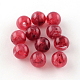 Perles rondes en acrylique d'imitation pierre précieuse OACR-R029-16mm-09-1