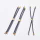 Nylon Twisted Cord Armband machen X-MAK-F018-07G-RS-1