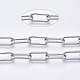 304 Stainless Steel Paperclip Chains CHS-N001-02P-4