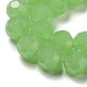 Soportes de cuentas de vidrio de imitación de jade EGLA-A035-J8mm-D01-4