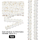 Arricraft15yardsコットンブロデリーアングレーズ刺繡レーストリム  ミシンクラフト装飾  花柄  ベージュ  1-5/8インチ（40mm）  約13.716 M OCOR-AR0001-32-2
