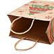 Рождественские тематические прямоугольные бумажные пакеты CARB-F011-01B-5