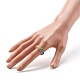Anelli per le dita con perline acriliche trasparenti X1-RJEW-TA00004-3