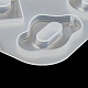 Moldes de silicona para colgantes diy ovalados redondos rombos DIY-E072-04E-6