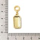 Латунные микро проложить кубического циркония подвески KK-C111-02G-02-3