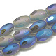 Abalorios de vidrio electroplate hebras EGLA-Q106-A03-1