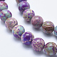 Natural Imperial Jasper Beads Strands X-G-I122-10mm-15-3
