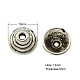 Style tibétain bijoux perles caps X-TIBE-A1804-AS-NR-1