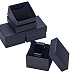 Cajas de joyas de cartulina de papel kraft CBOX-WH0003-04-2