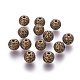Perline in lega di zinco di stile tibetano PALLOY-L230-01AB-RS-1