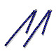 Ciondoli grandi a forma di nappa a forma di nappa in ottone placcato con pavé di strass KK-N216-418-01B-3