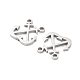 316 Surgical Stainless Steel Charms STAS-Q314-22P-2