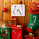 AHADERMAKER 72Pcs 12 Styles Christmas Theme Opaque Resin Cabochons CRES-GA0001-09-5