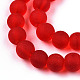 Chapelets de perles en verre transparente   X-GLAA-T032-T8mm-MD09-2
