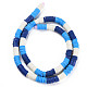 Fixed 3 Color Handmade Polymer Clay Bead Strands CLAY-S096-029H-2