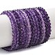 Natürlichen Amethyst Perlen Stränge&nbsp;G-Z161-A02-4mm-2