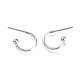 304 Stainless Steel Earring Hooks STAS-K211-01P-2