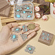 16Pcs 8 Styles Synthetic Turquoise Pendants FIND-TA0002-15-5