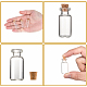 Botellas de vidrio frasco de vidrio X-AJEW-H004-3-4