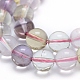 Brins de perles de quartz mélangés naturels G-D0010-09-8mm-3