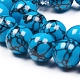 Chapelets de perles en turquoise synthétique TURQ-G832-01-12mm-3