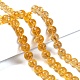 Chapelets de perles de citrine naturelle G-E326-10mm-01-4
