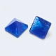 Blue Watermelon Stone Glass Cabochons G-G759-Y21-2