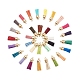 60pcs 30 colores adornos colgantes de borla de gamuza sintética FIND-YW0001-13LG-2