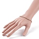 Glass Round Beaded Stretch Bracelet for Women BJEW-JB07911-02-3