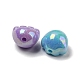 Perles en acrylique plaquées de couleur AB MACR-M041-02-2